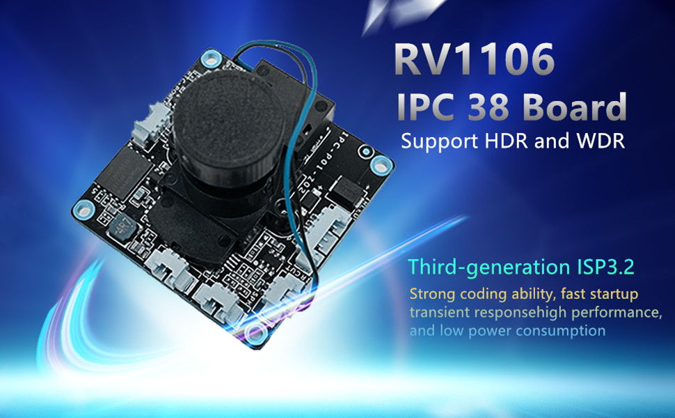Krátké představení kamerové desky TC-RV1106 IPC 38
