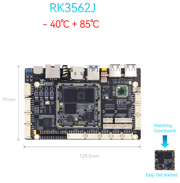 Co je vývojová rada RockChip RK3562J?