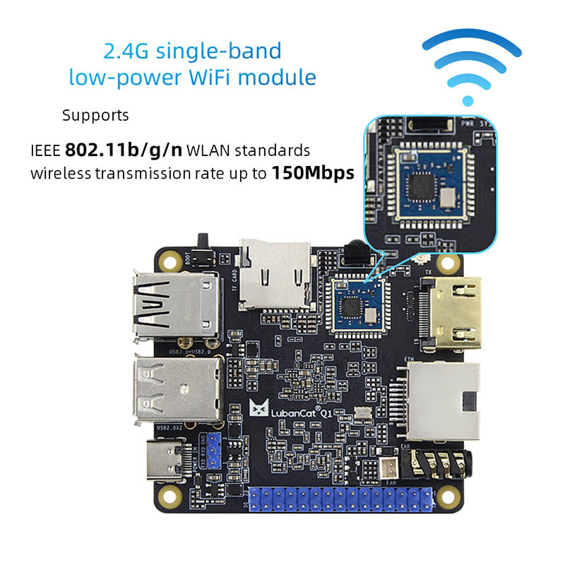 RockChip RK3528A Linux základní deska na palubě SBC